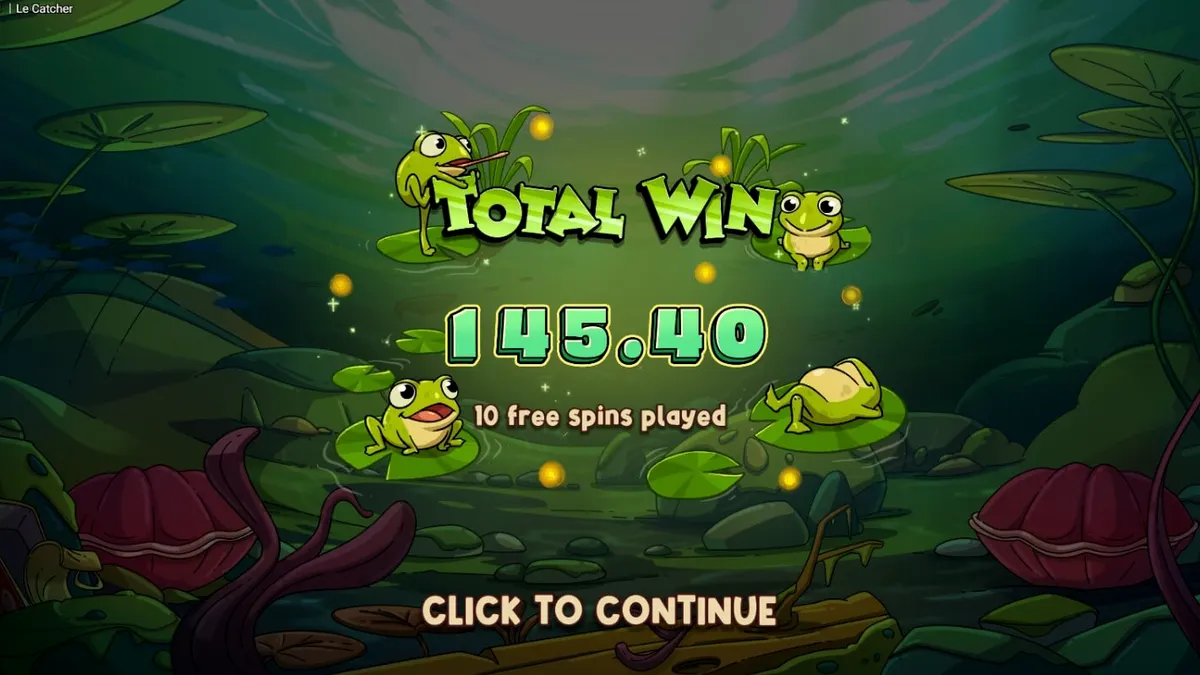 Rakun angler yang sedang memancing di slot Le Catcher